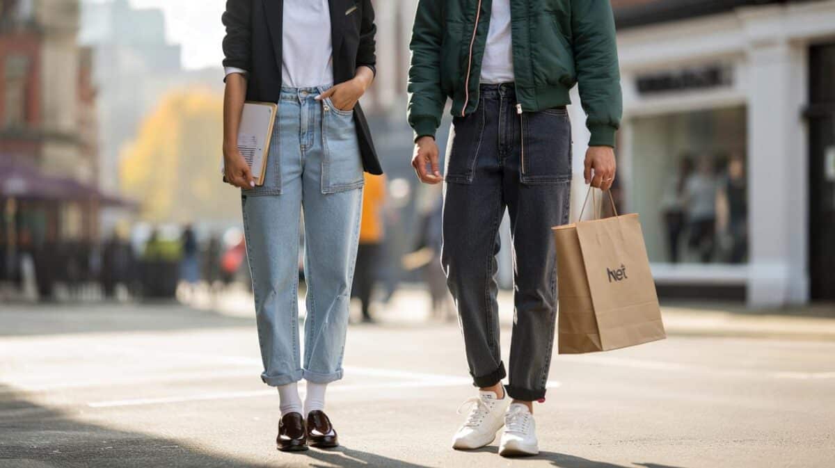 Say goodbye to the barrel-leg jean, carpenter jeans are the new trend of the season – and Next has a £42 version