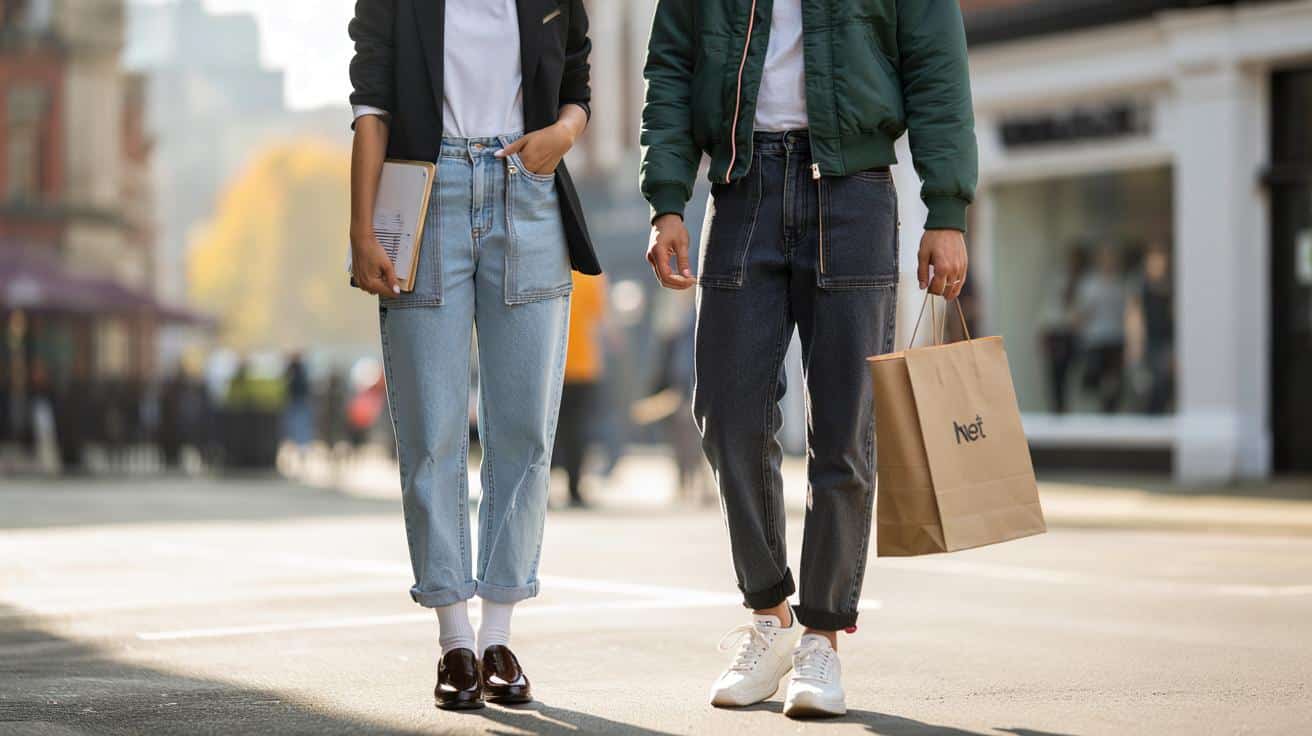 Say goodbye to the barrel-leg jean, carpenter jeans are the new trend of the season – and Next has a £42 version