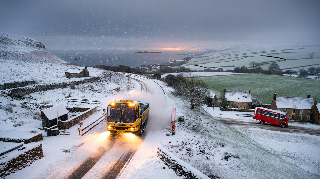 UK faces 24 hours of snow across ALL Home Nations with 2cm per hour falling